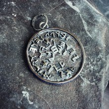 Ancient Priestly Blessing Silver Pendant